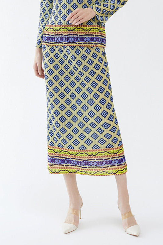 Pleated Retro Plaid Casual Suit – One-Button Women’s Blazer Style