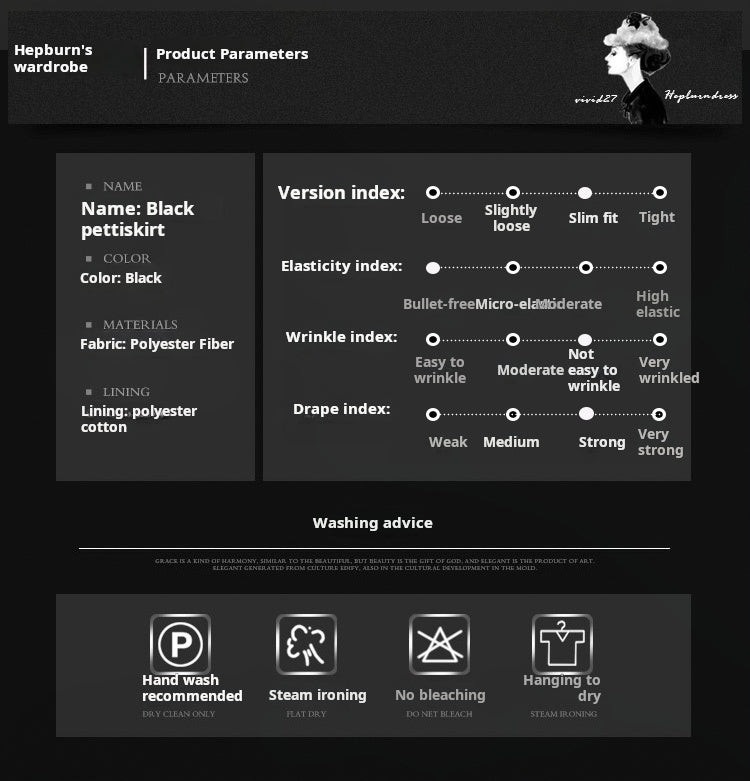 Hepburn little black dress women's summer new retro bow tie waist slim fluffy princess dress