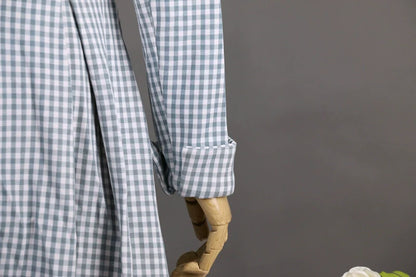 Audrey Hepburn Fashion Wool Maxi Dress – Elegant Autumn Winter Long Dress with Fitted Waist & Flowing Swing Hem