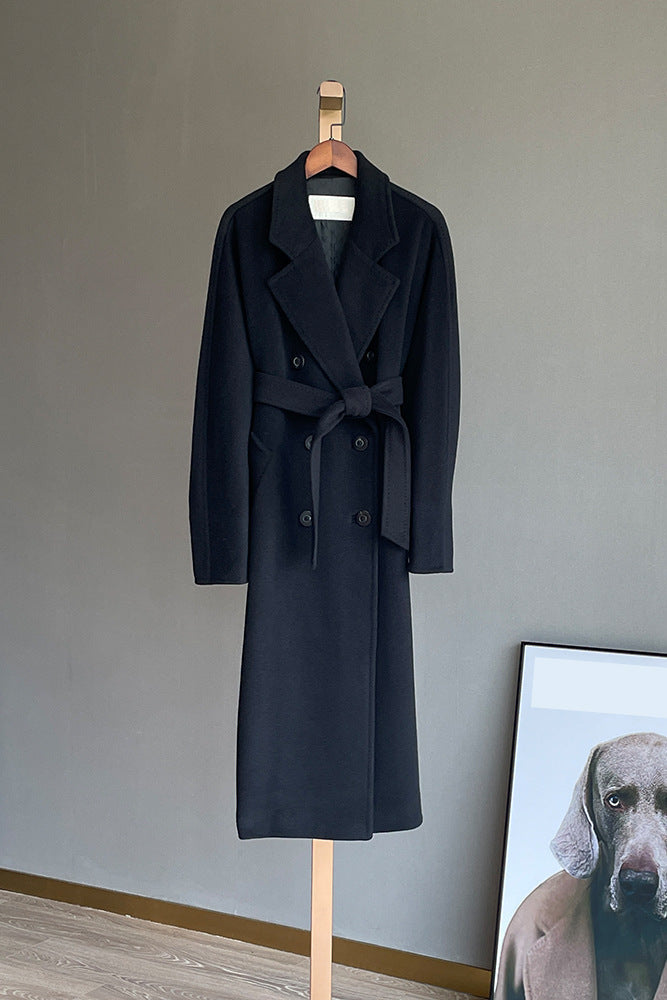 Max Mara Style Classic Camel Double-Breasted Cashmere Wool Coat 101801