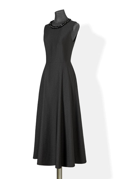 Hepburn Style Black Dress – 2025 Autumn French Sleeveless Evening Cocktail Dress