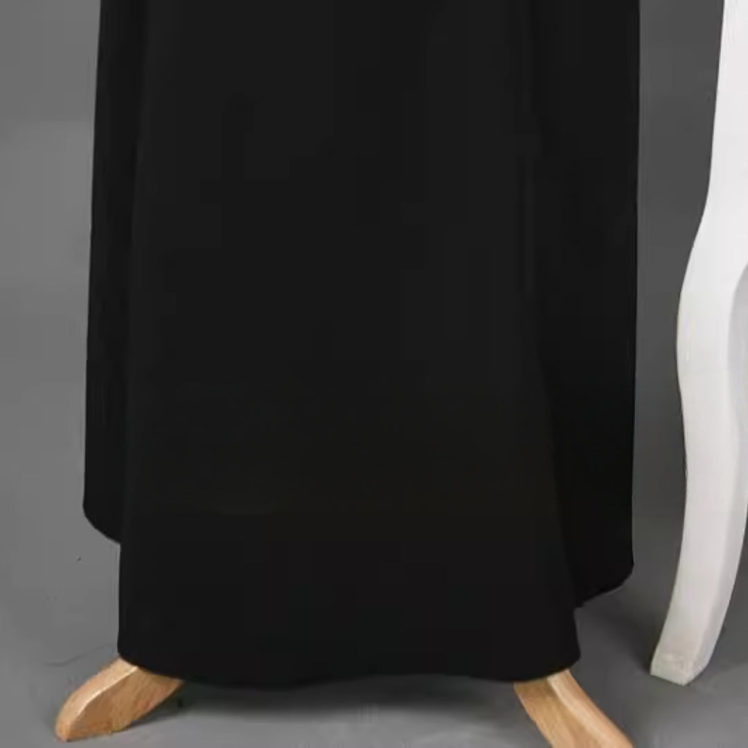 1:1 Recreated Audrey Hepburn Breakfast at Tiffany’s Dress – Elegant Long Black Dress with Straps, Perfect for Evening, Black-Tie & Formal Events